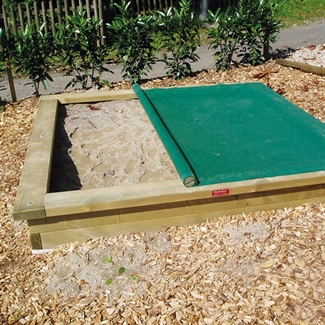 Sandkasten 200x200 cm Ansicht 4