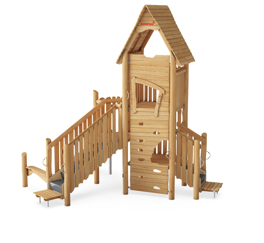 Multi Spielturm mit Barrenrutsche, ADA NRO102601 Ansicht 3