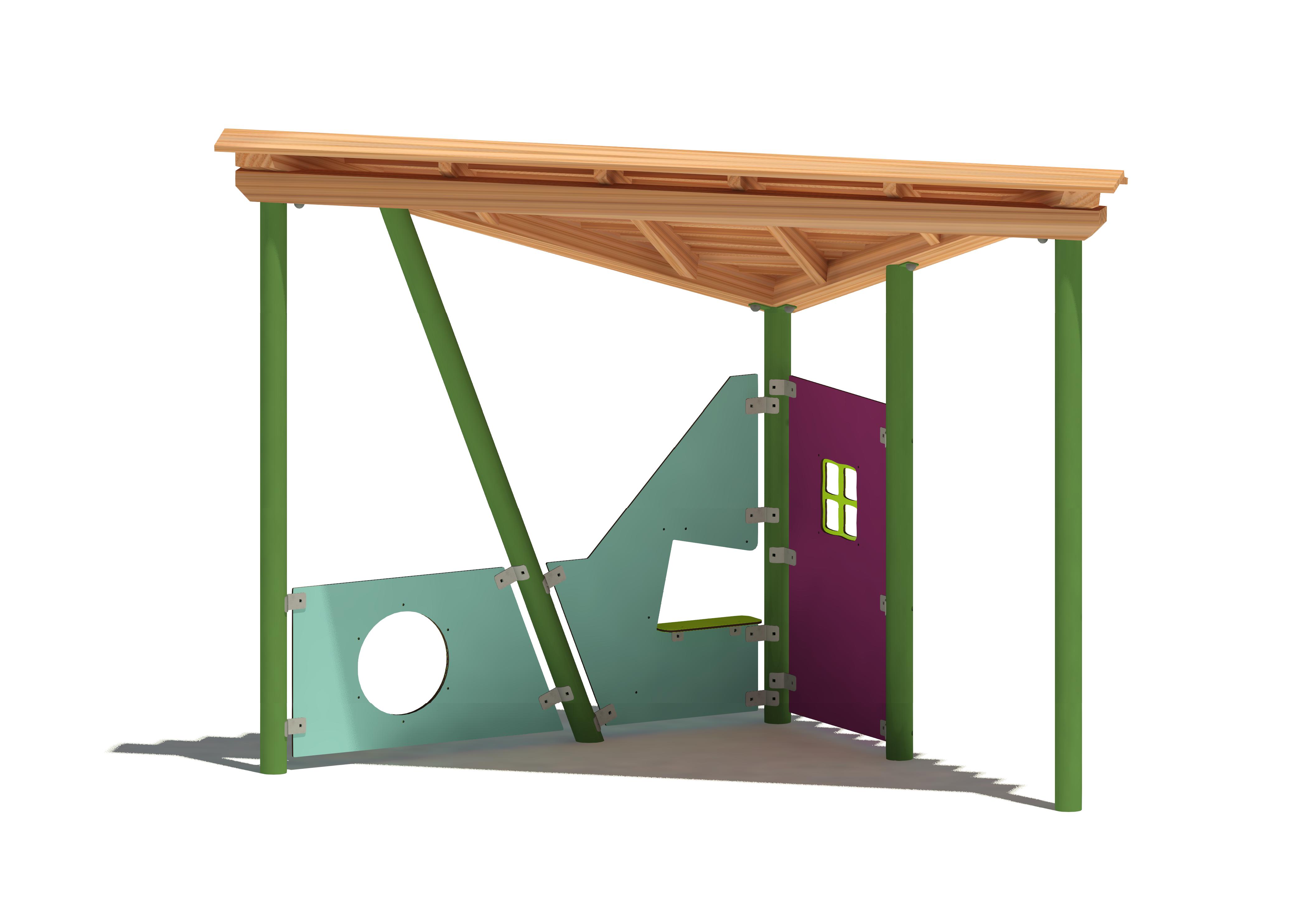 Halbes Spielhaus Frido 18204 Ansicht 5