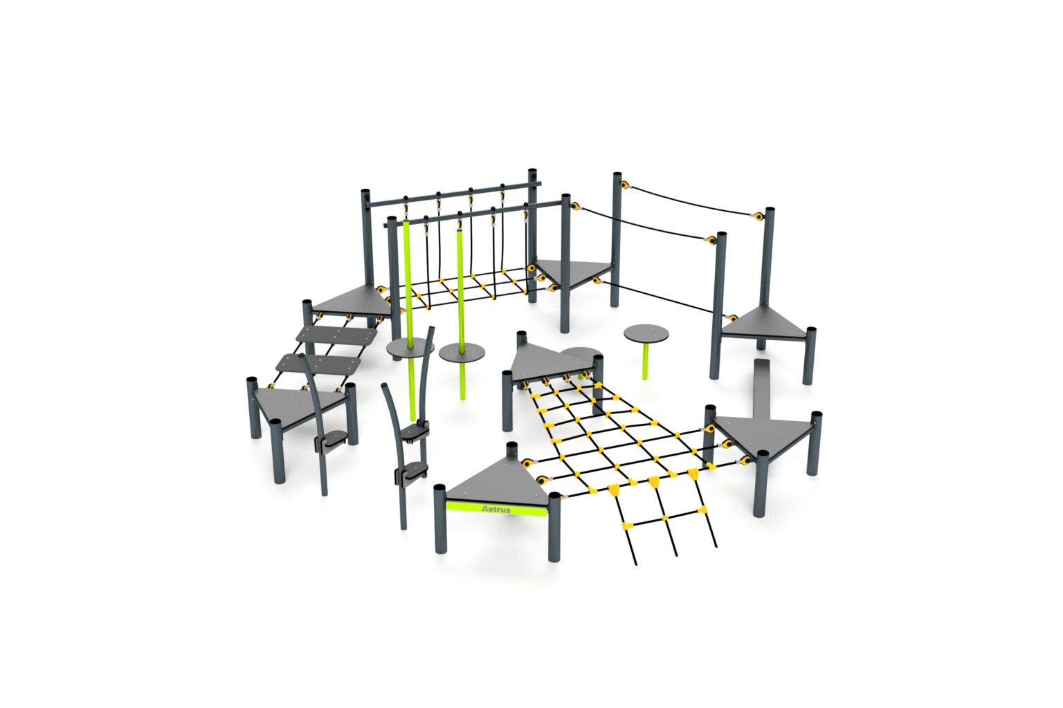 3642S Fitness- und Geschicklichkeitspfad Ansicht 2