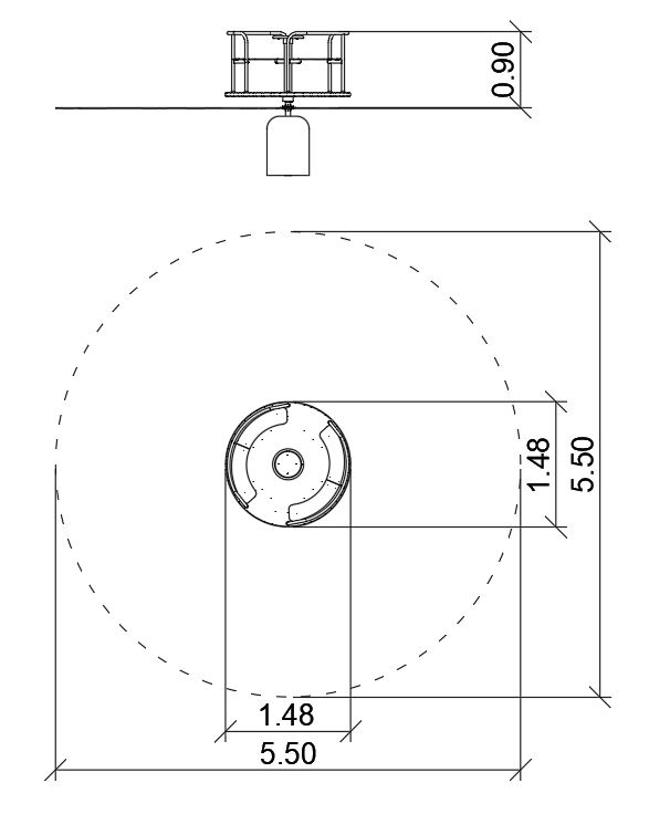 Karussell Windmühle Ansicht 4