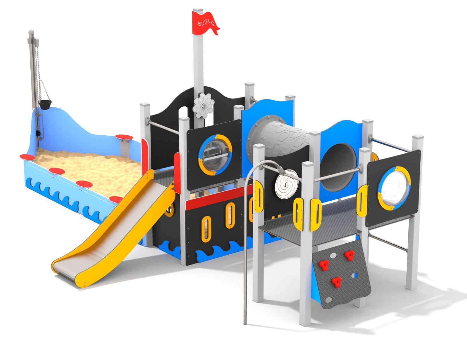 Sandspielschiff Ozi Ansicht 3