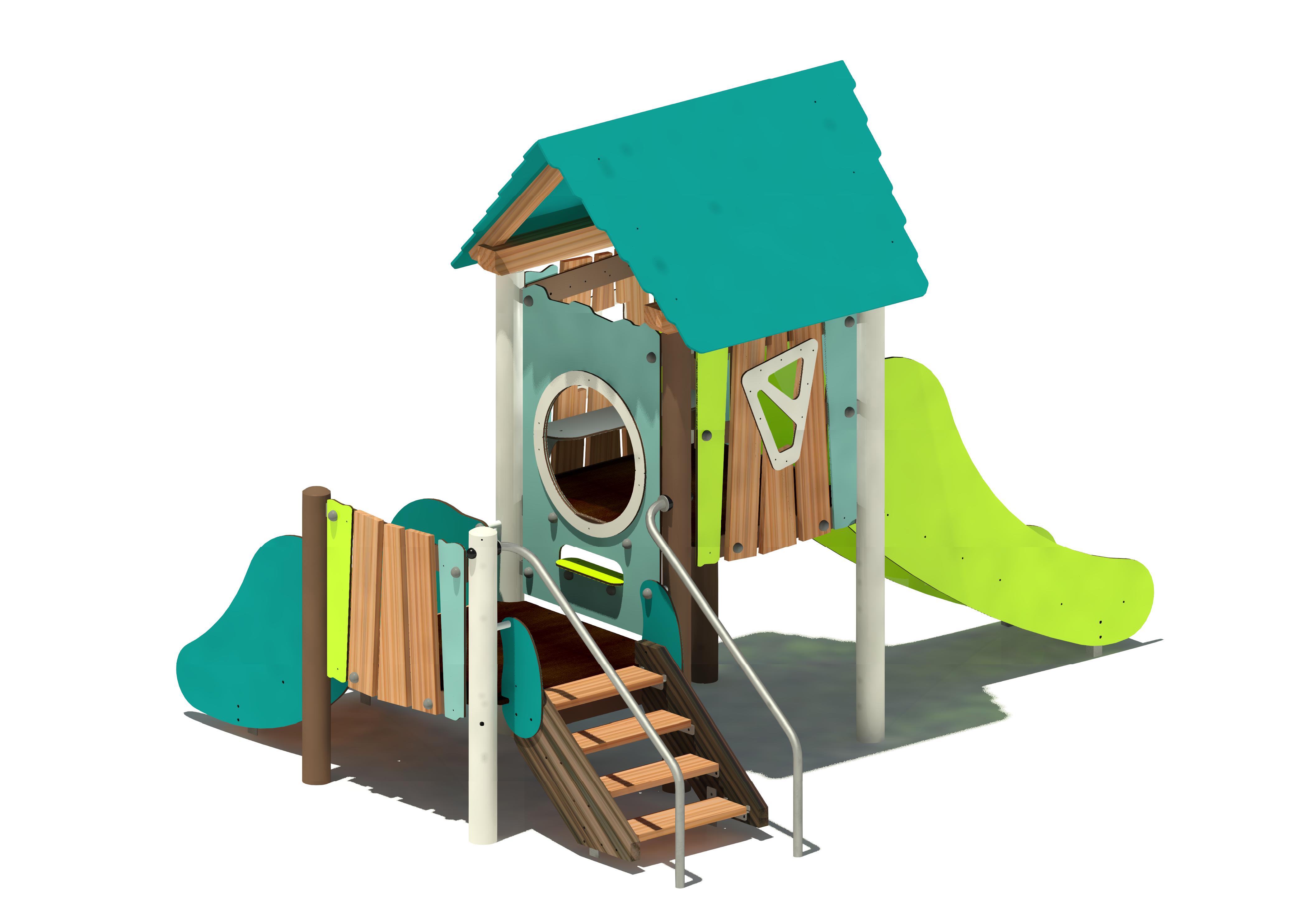 Spielhauskombination BAMZA Fabrizia 59200 Ansicht 3
