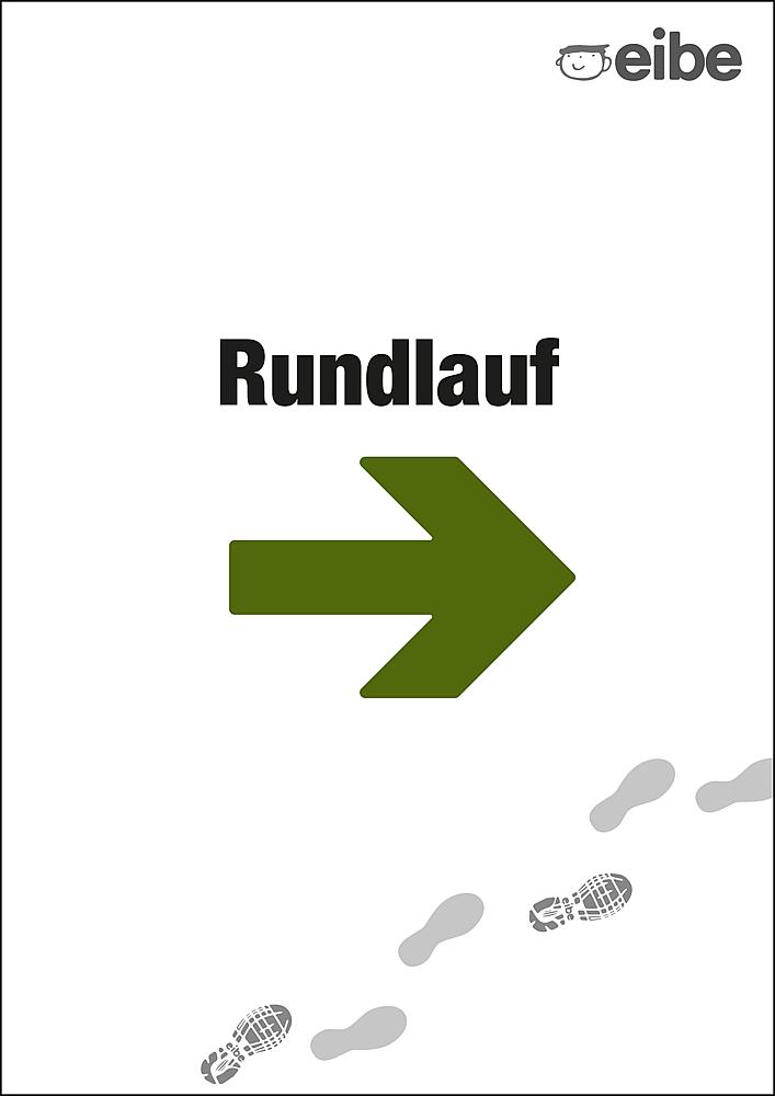 Trimm-dich-Pfad Schild Rundlauf rechts Ansicht 4