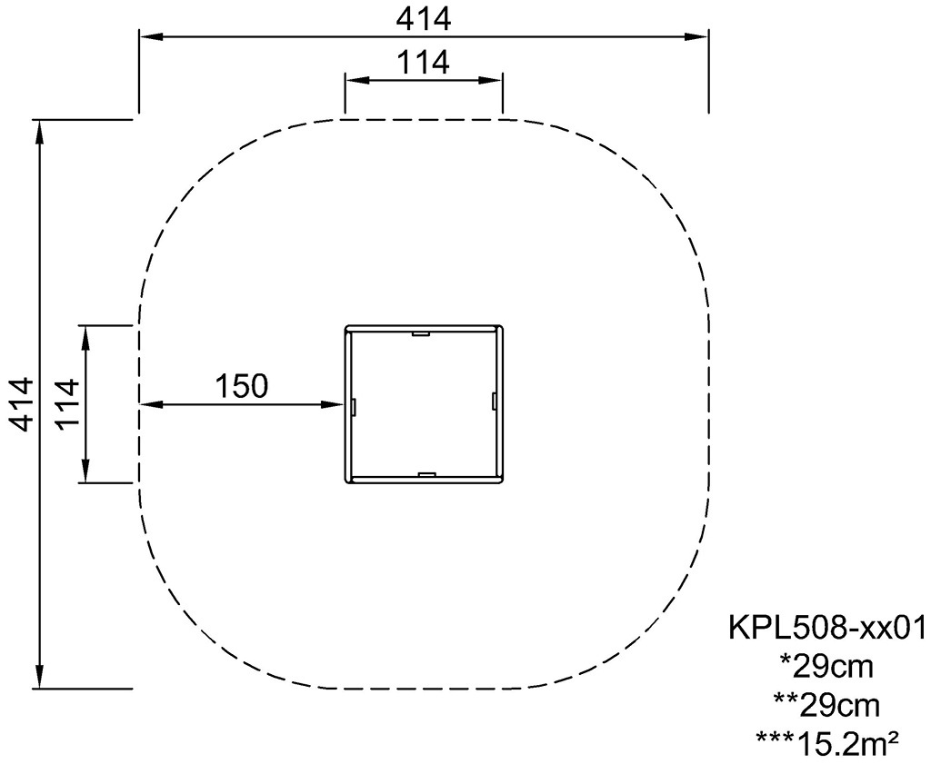 Sandkasten (114 cm x 114 cm) KPL508 Ansicht 3