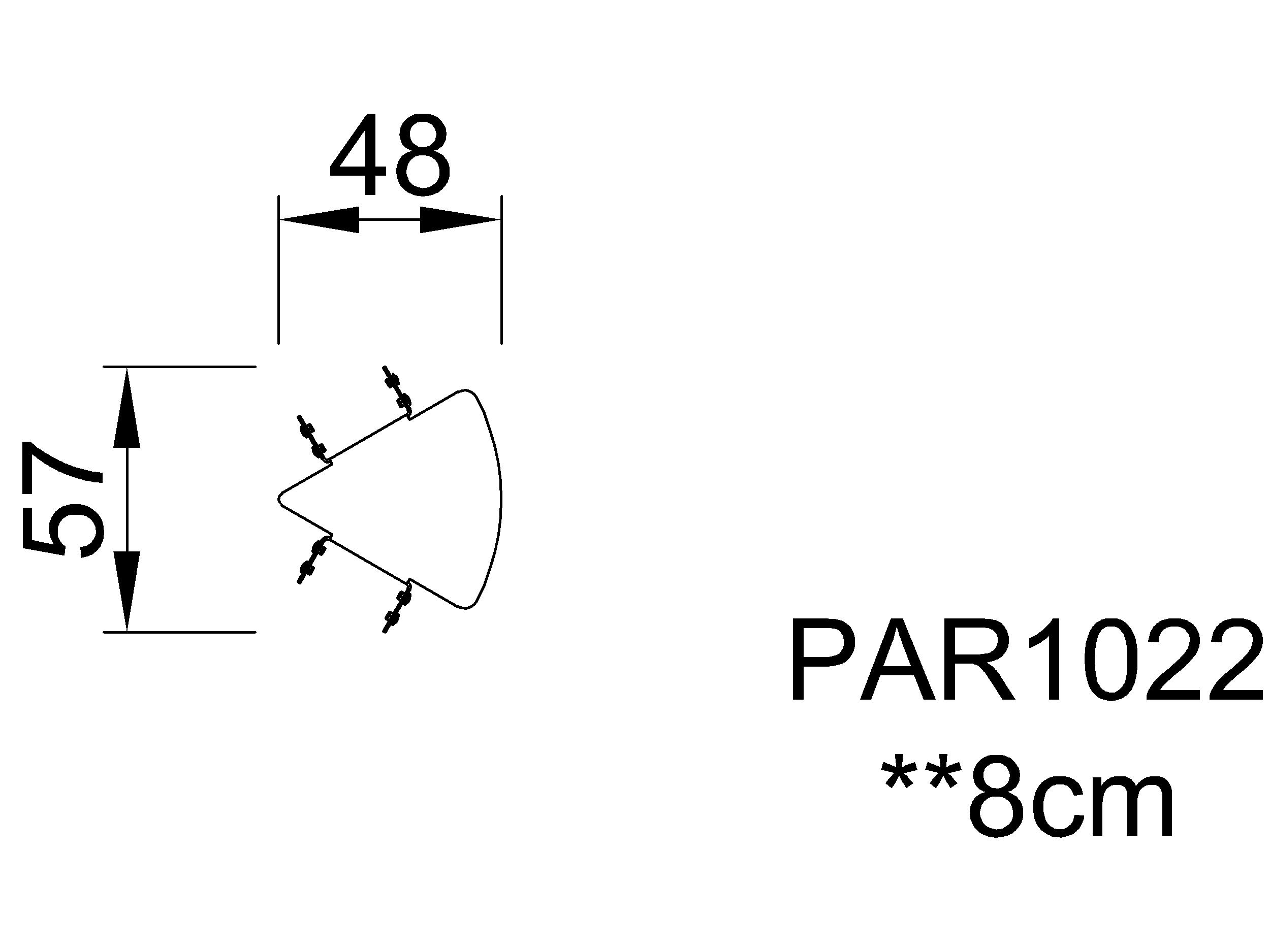 Rumba Verbindungselement 60° PAR1022 Ansicht 3
