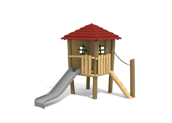 Finn's Hütte - lasiert Ansicht 6
