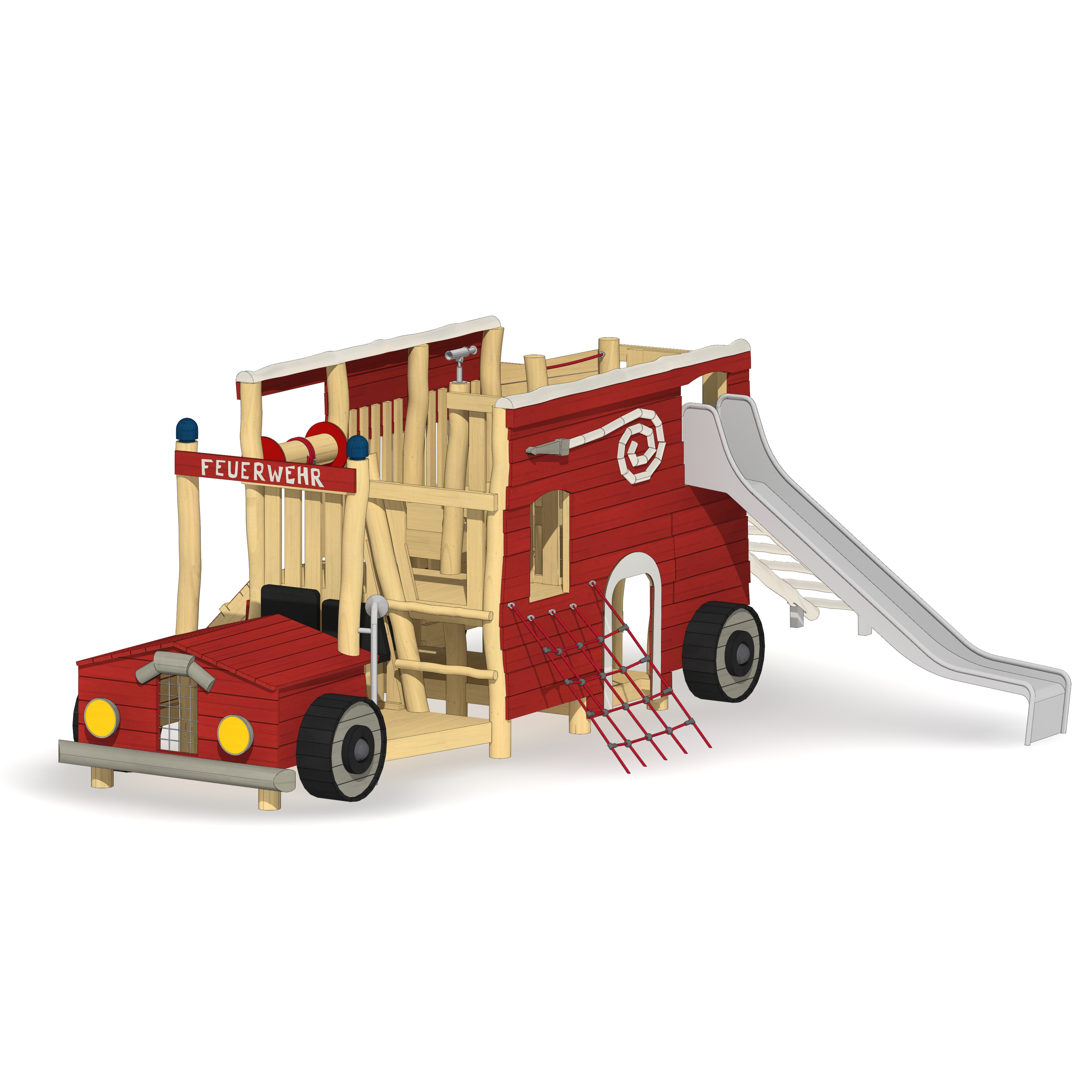 Feuerwehrauto Ansicht 4