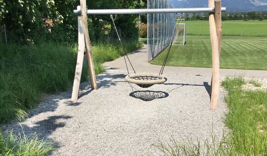Netzkorbschaukel 100 - nature, Bimbo Spielplatzgeräte (Hinnen AG)