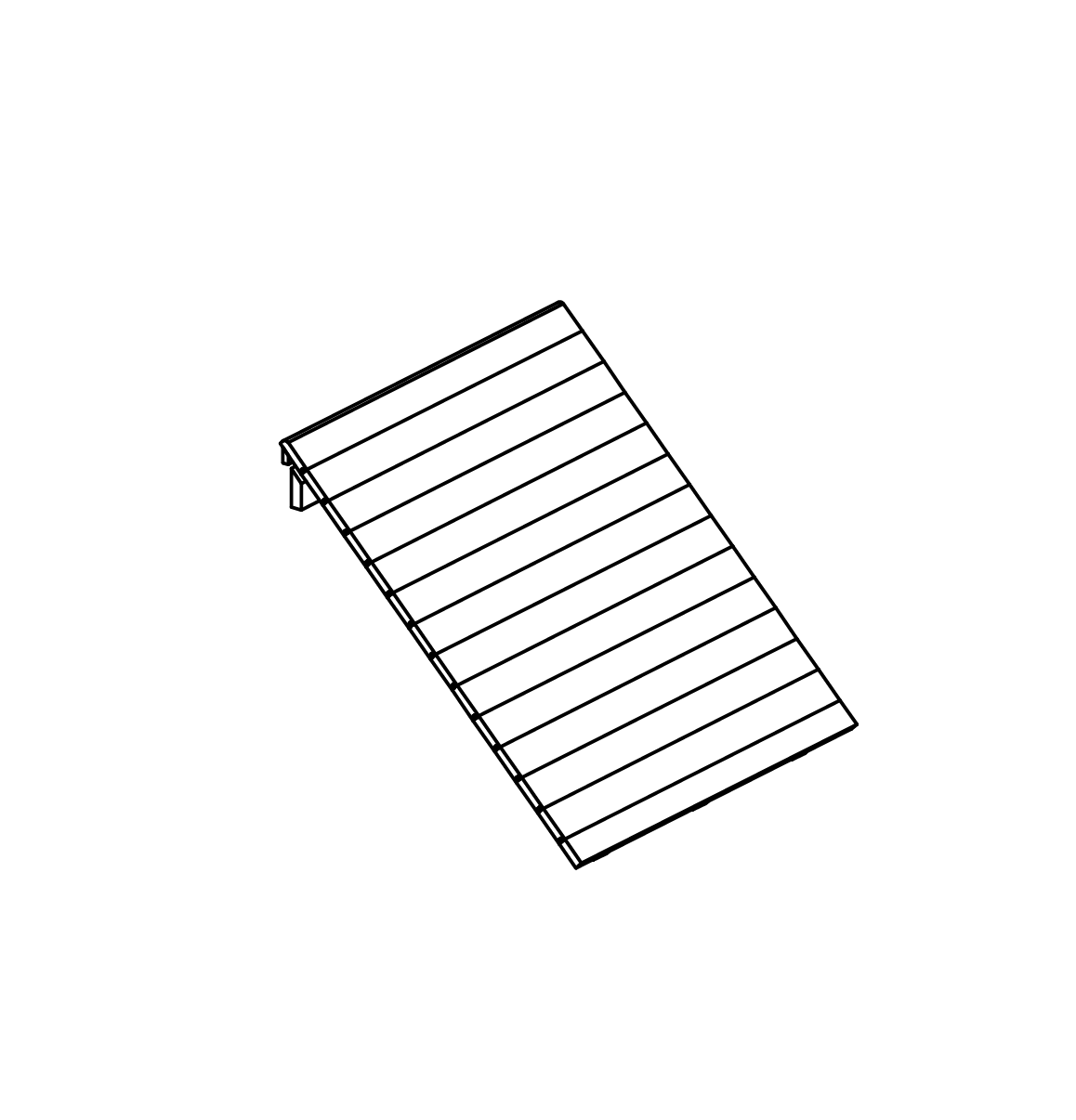 Schräge Wand Ansicht 2