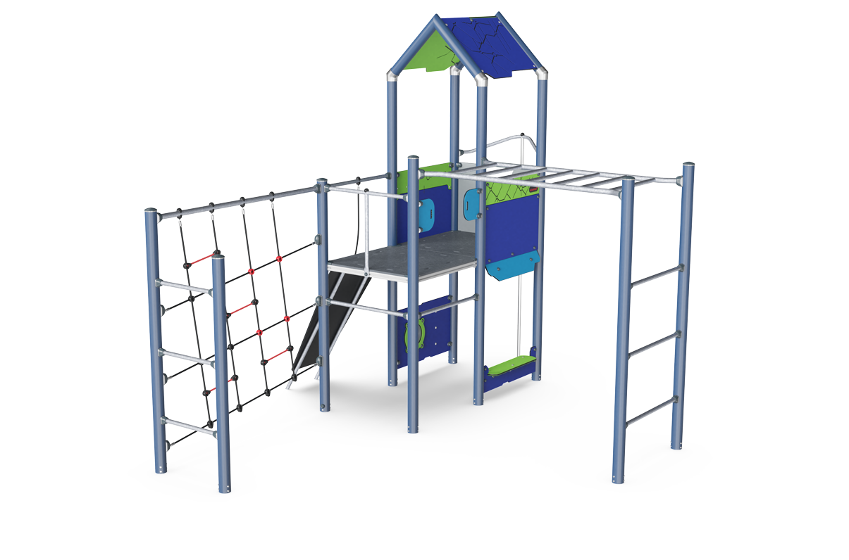 Spielturm mit Hangelstrecke PCM112321 Ansicht 3