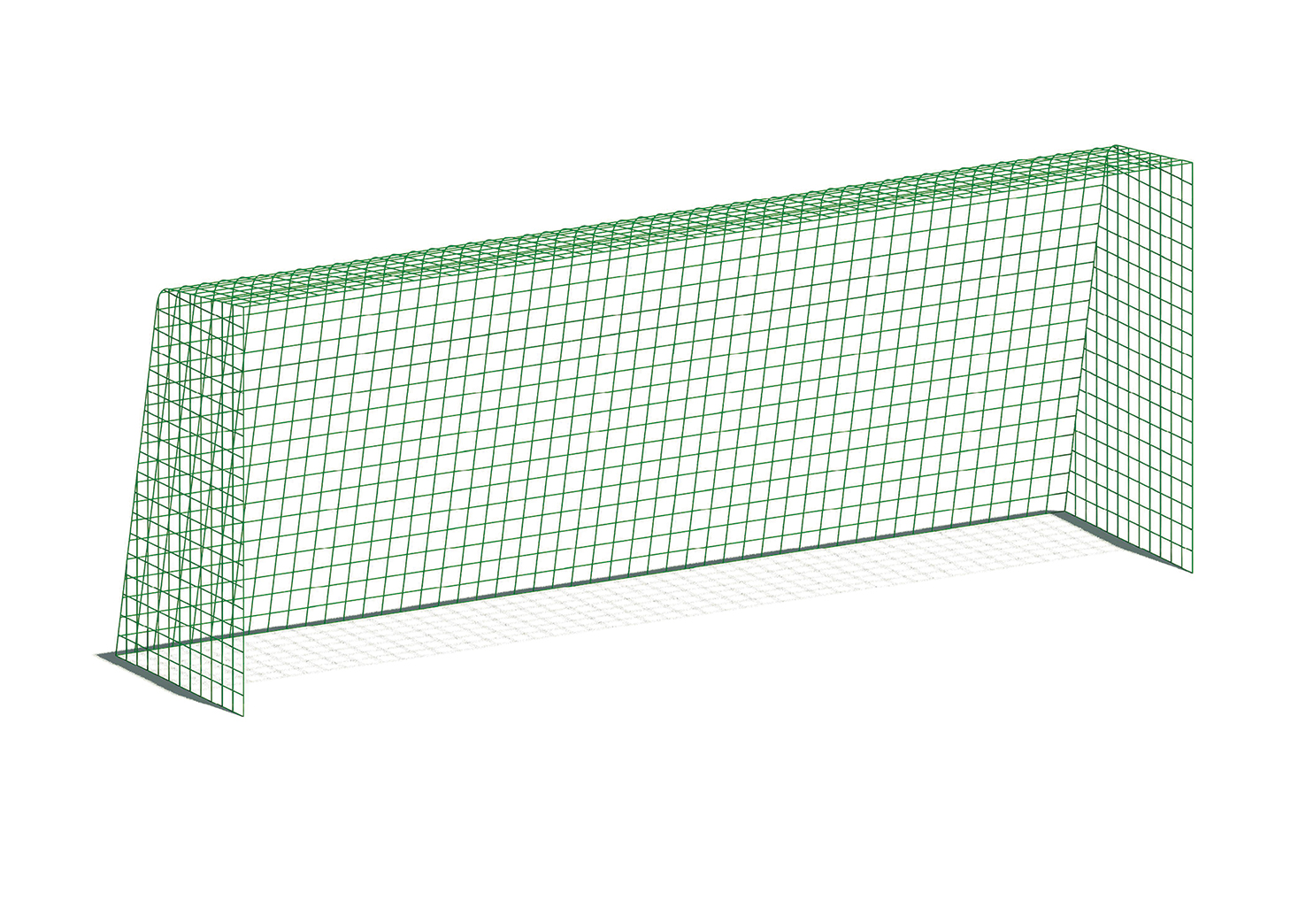 Nylonnetz - für Bolzplatztor 1032, 5 x 2 m Ansicht 2