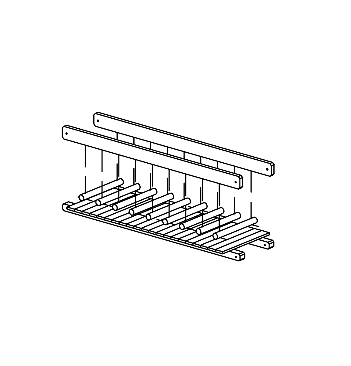 Handlauf und Laufhölzer Ansicht 2