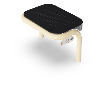 Step, 40 cm PU Stahl FAZ30201 Ansicht 2