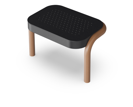 Step, 40 cm PU Stahl FAZ30201 Ansicht 3