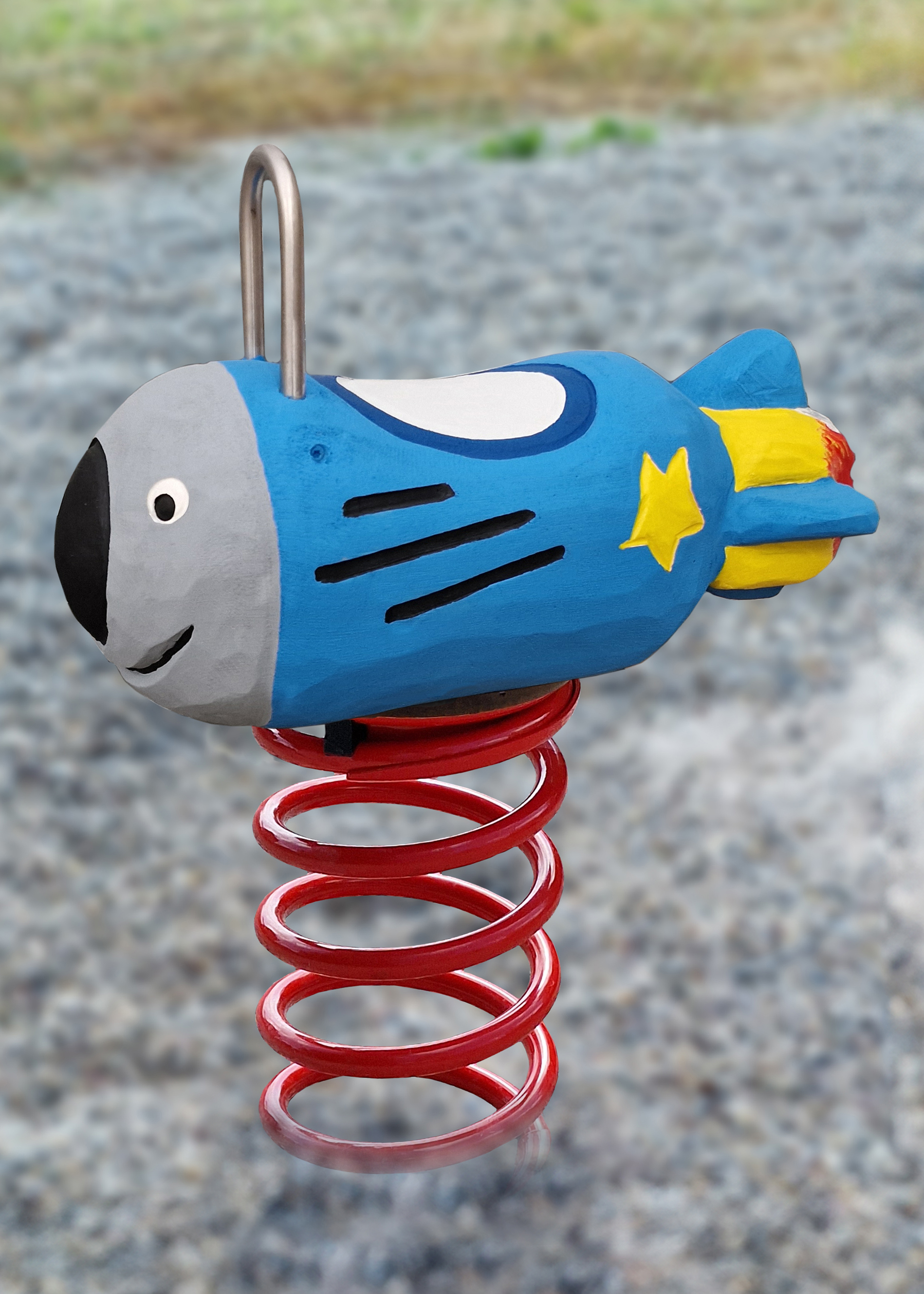 Wippgerät Rakete Ansicht 2