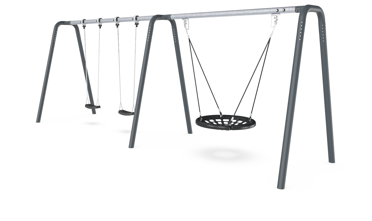 Höhe 2,5 m, Seilnest Ø 100 cm, Anti-Überschlag KSW92012 Ansicht 2