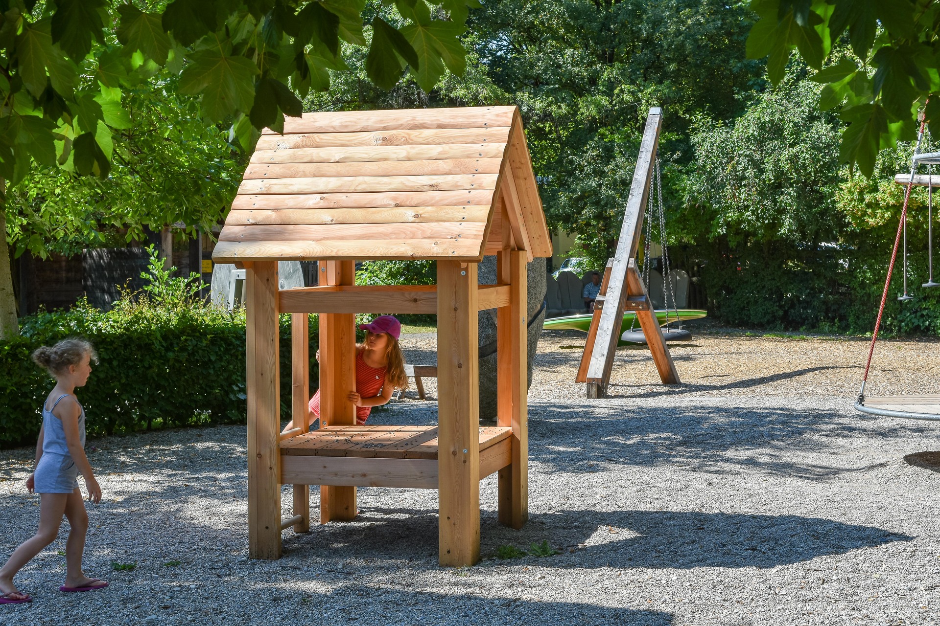 Kleinkind-Plattformhütte Ansicht 4