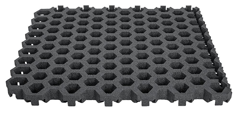 Rasengitterplatte Hexagon 65 mm grau Ansicht 4
