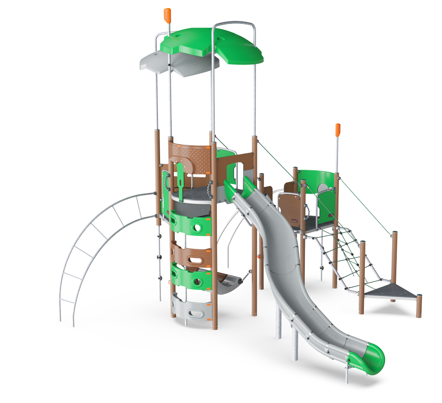 2-Turm-Spielanlage Mount Rainier PCE210221 Ansicht 2