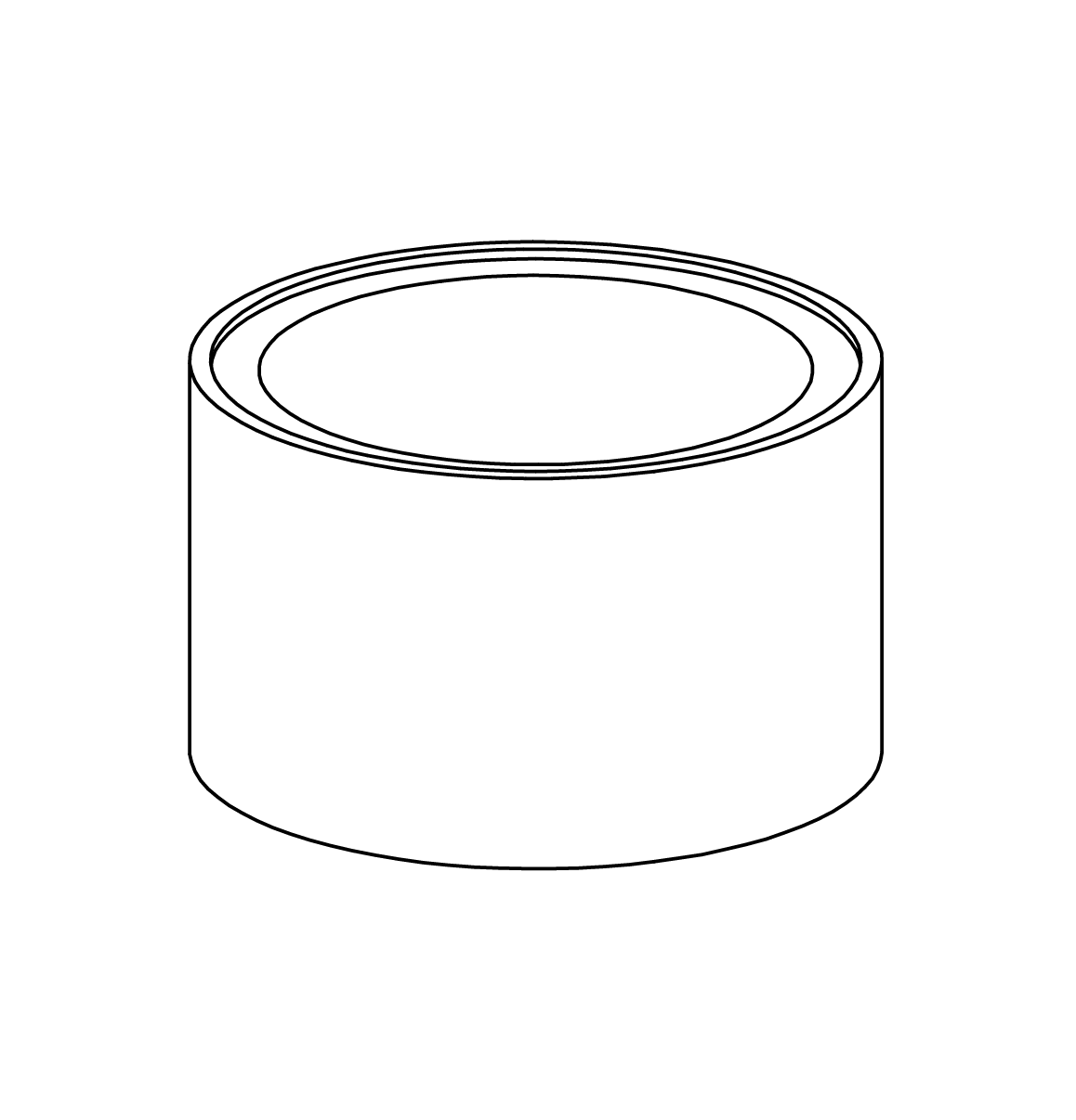 Sockelrohr Ansicht 2