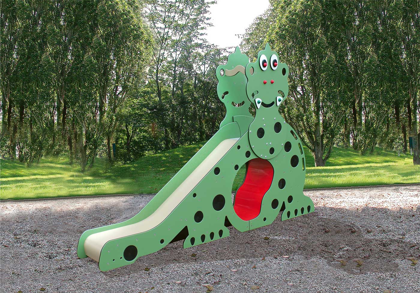 Rutschbahn Dino Ansicht 3