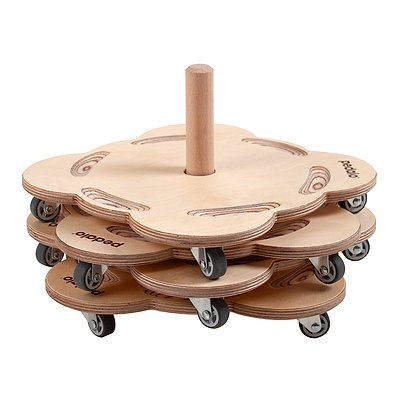 Pedalo Rollbrett-Set „Stapelbaustein Rollrutscher“ Ansicht 2
