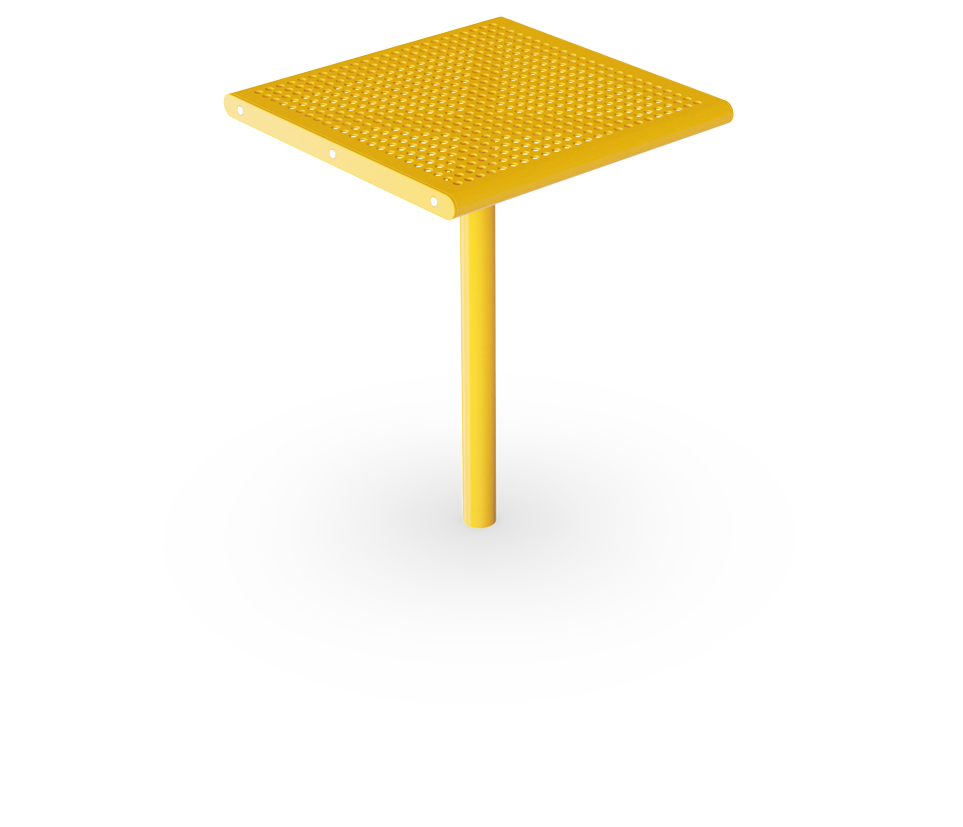 Agora Tisch, quadratisch, Stahl PAR4162 Ansicht 2
