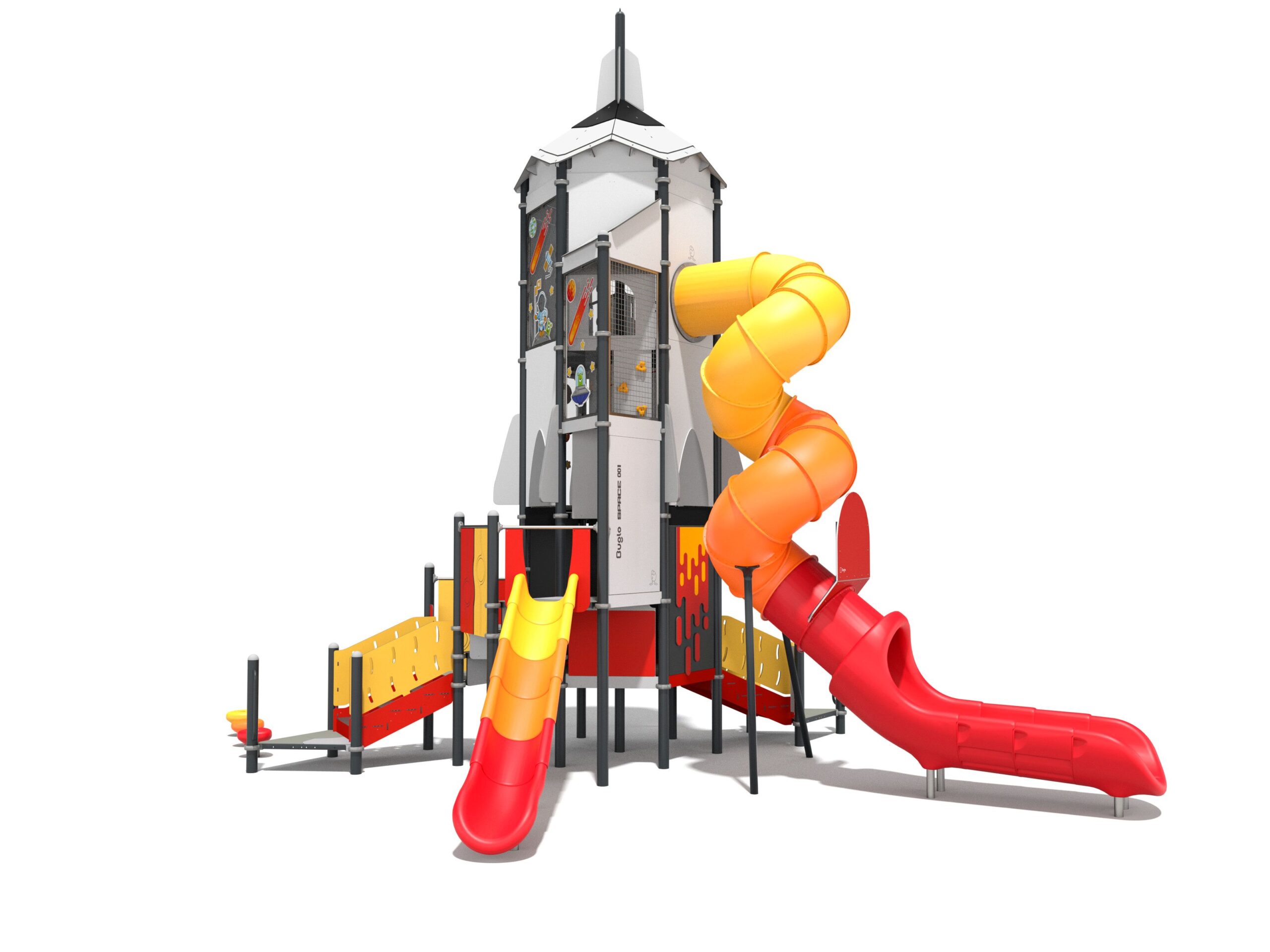 Hoher Turm für Spielplatz Ansicht 2