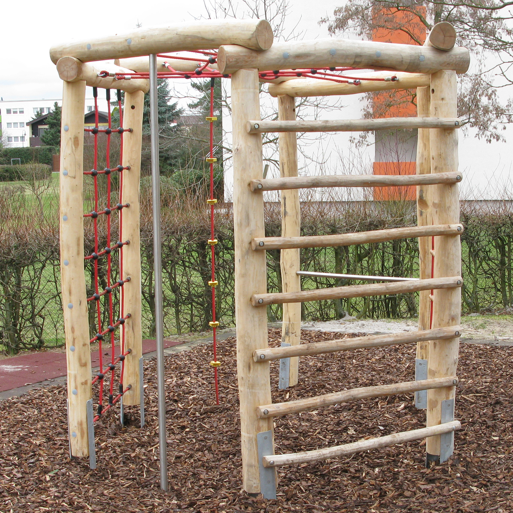 Sechseckanlage H250cm Dachnetz Ansicht 2