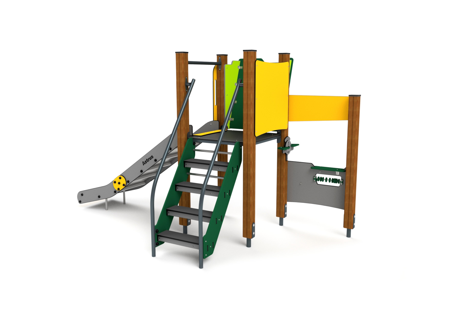 10004 Kleiner Klettertum mit Spieltheke Ansicht 3