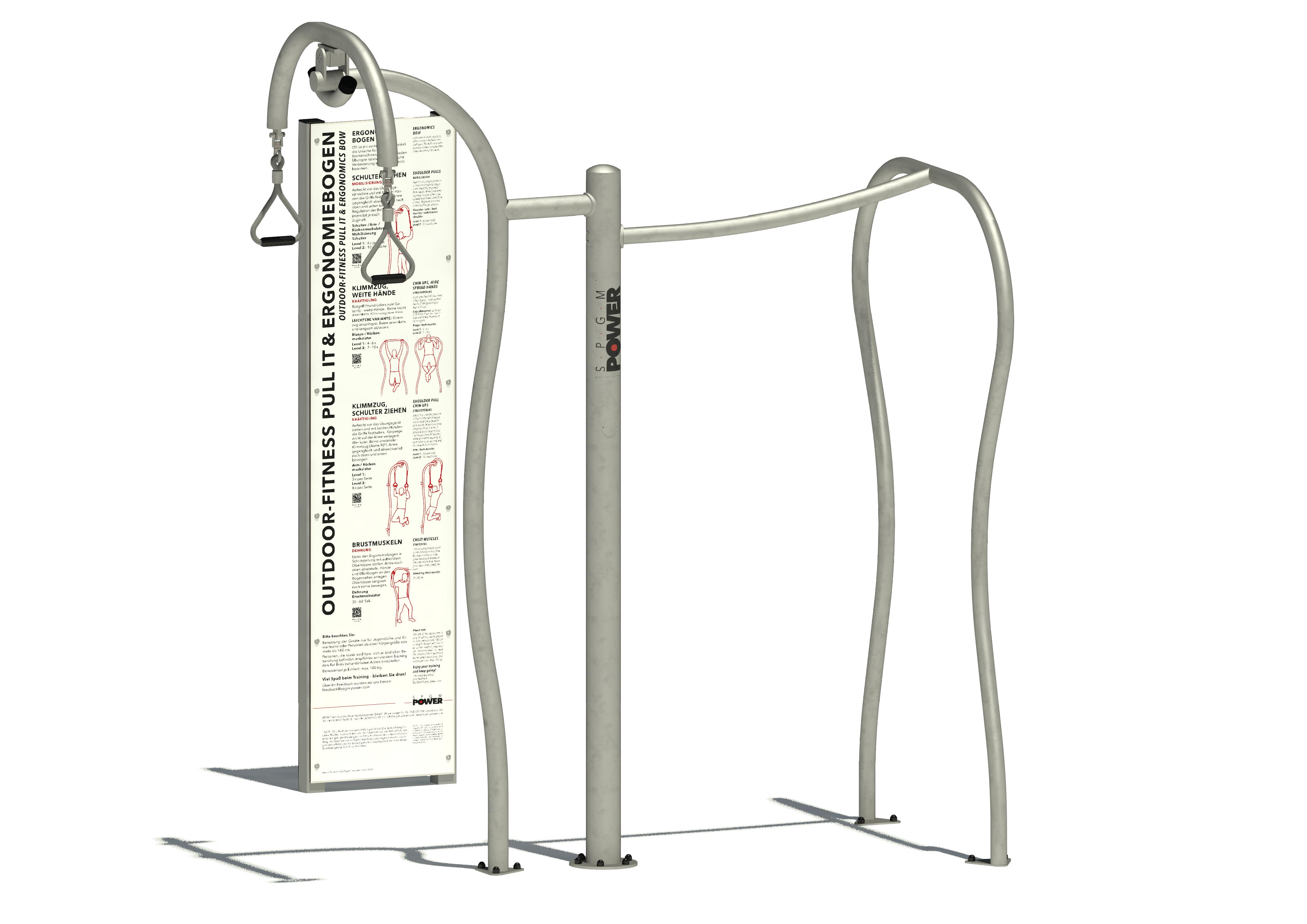 SPGM POWER® Fitness Pull it & Ergonomiebogen Ansicht 2