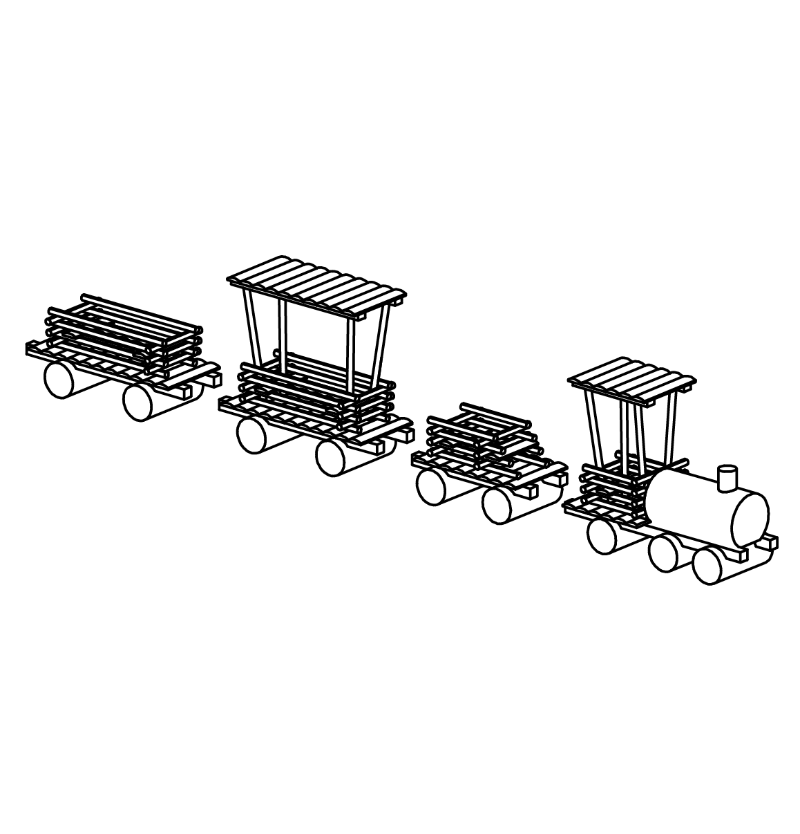 Große Eisenbahn Ansicht 2