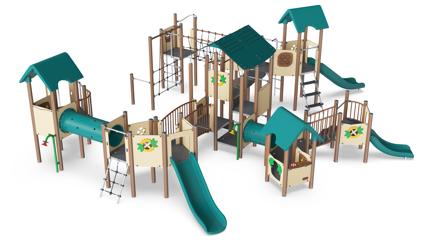 Multi-Spielturm & Spielhäuser PCM900121 Ansicht 2