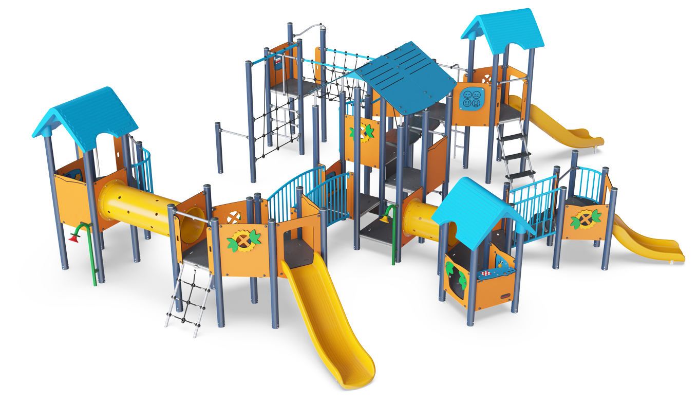 Multi-Spielturm & Spielhäuser PCM900121 Ansicht 3