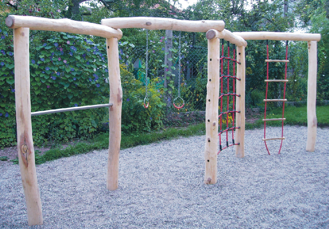 Zick-Zack-Kletterwand 4-teilig Ansicht 2
