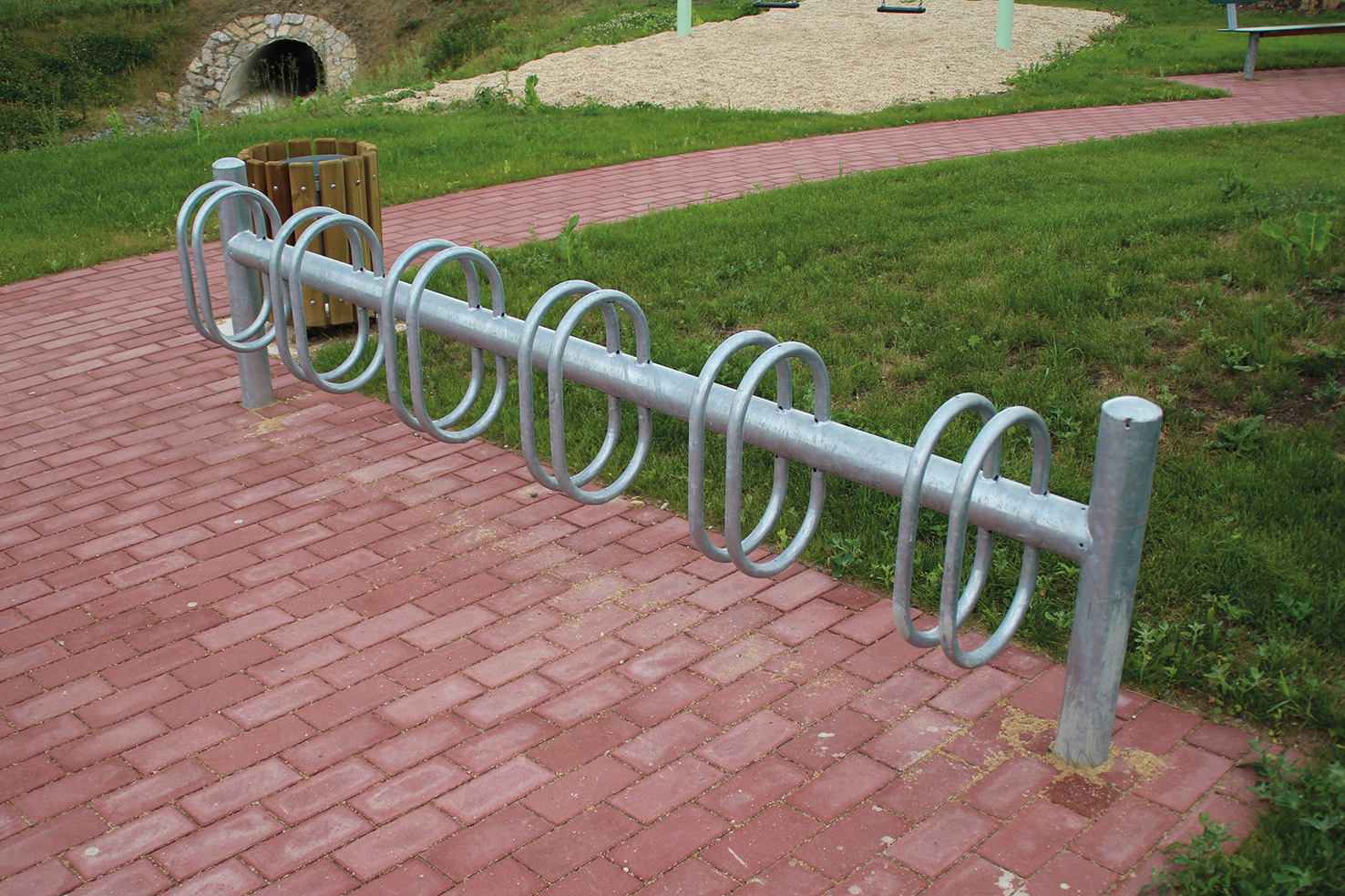 Fahrradständer 3021, für 6 Fahrräder Ansicht 3