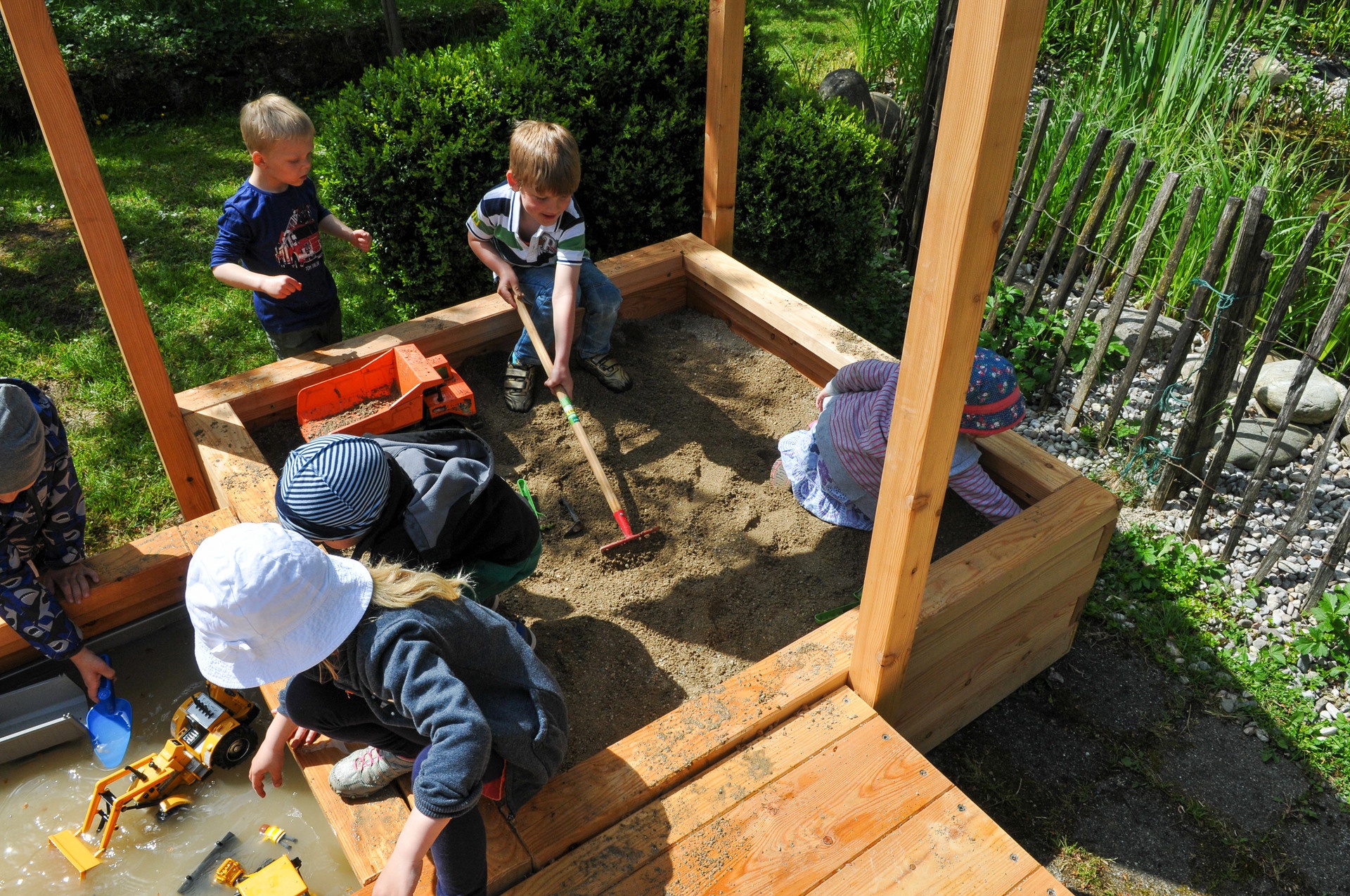 Sandkiste Ansicht 3
