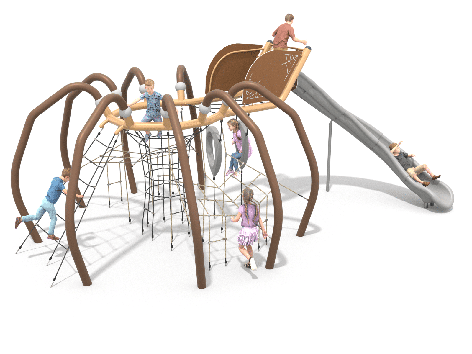 Kletterspielanlage Spinni Ansicht 2