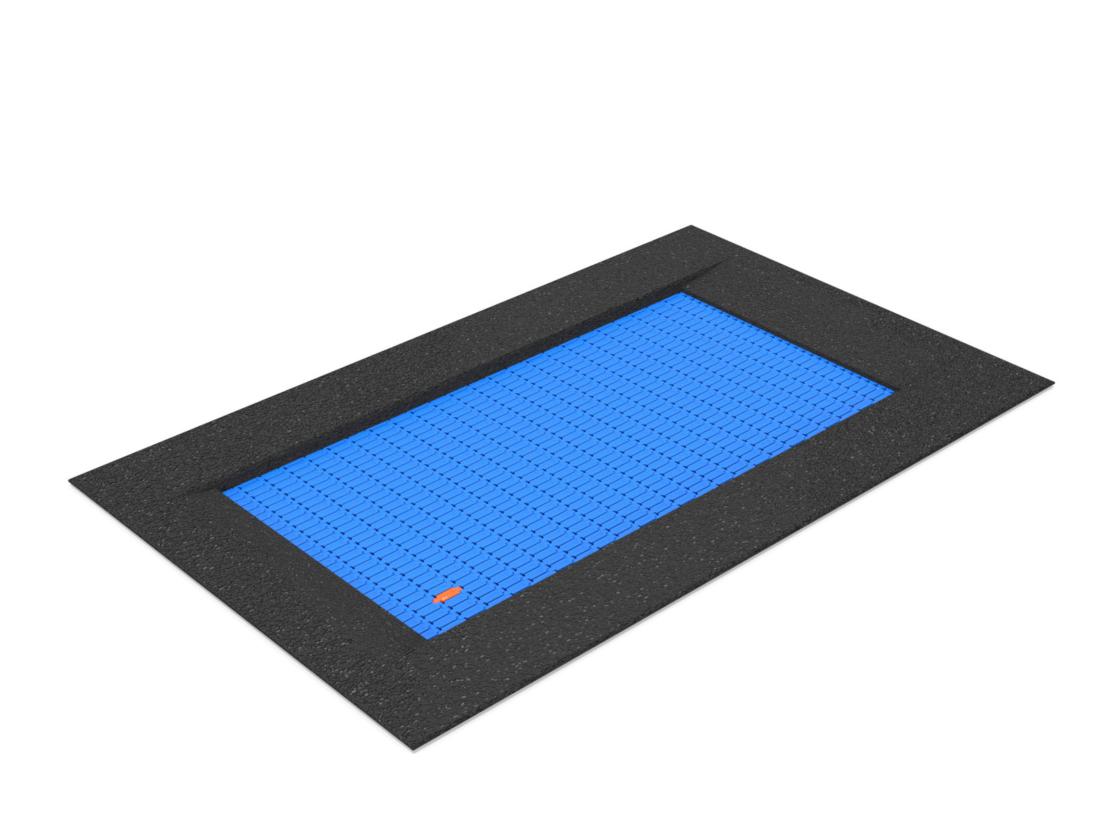 Barrierefreies Trampolin 1.60 x 2.60 m Ansicht 3