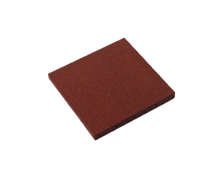 Vollgummiplatte Royal 50 mm rot, Fallhöhe bis 150 cm