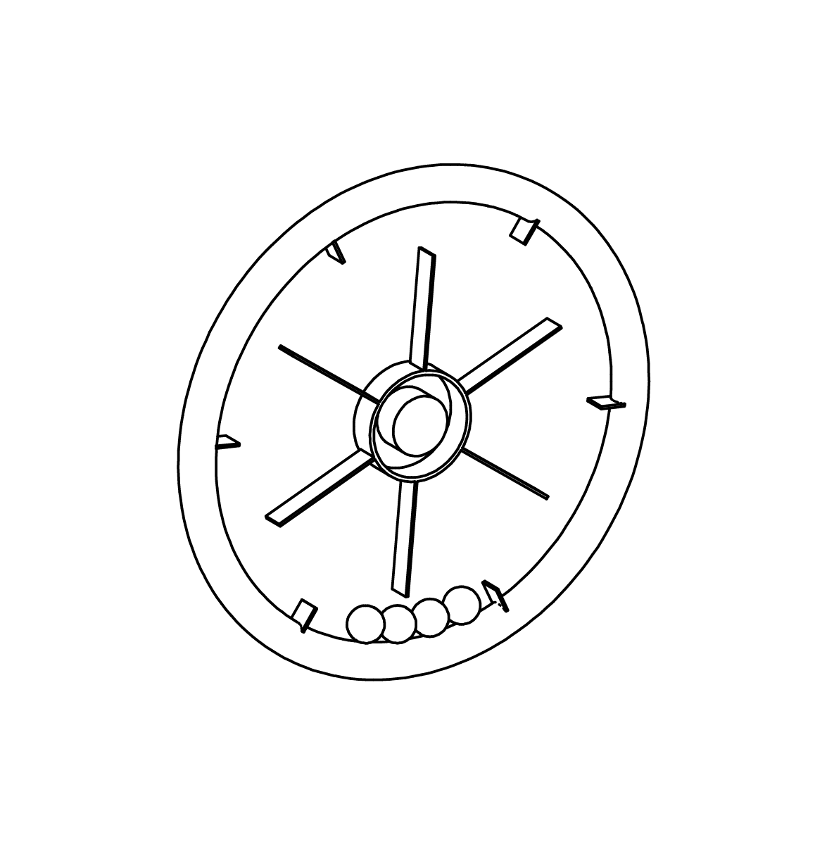Kling-Klang-Scheibe Ansicht 2