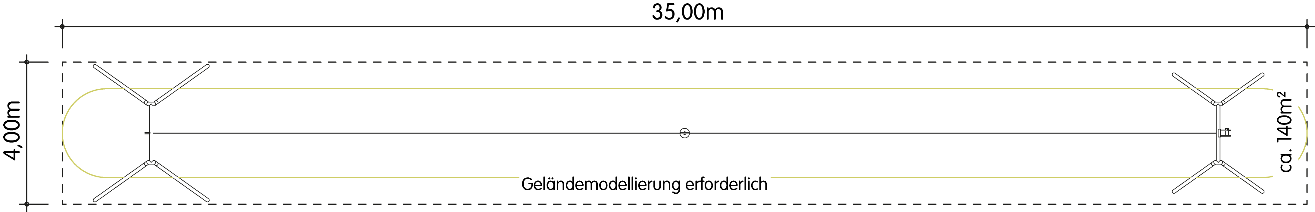 Seilbahn 30m Ansicht 5