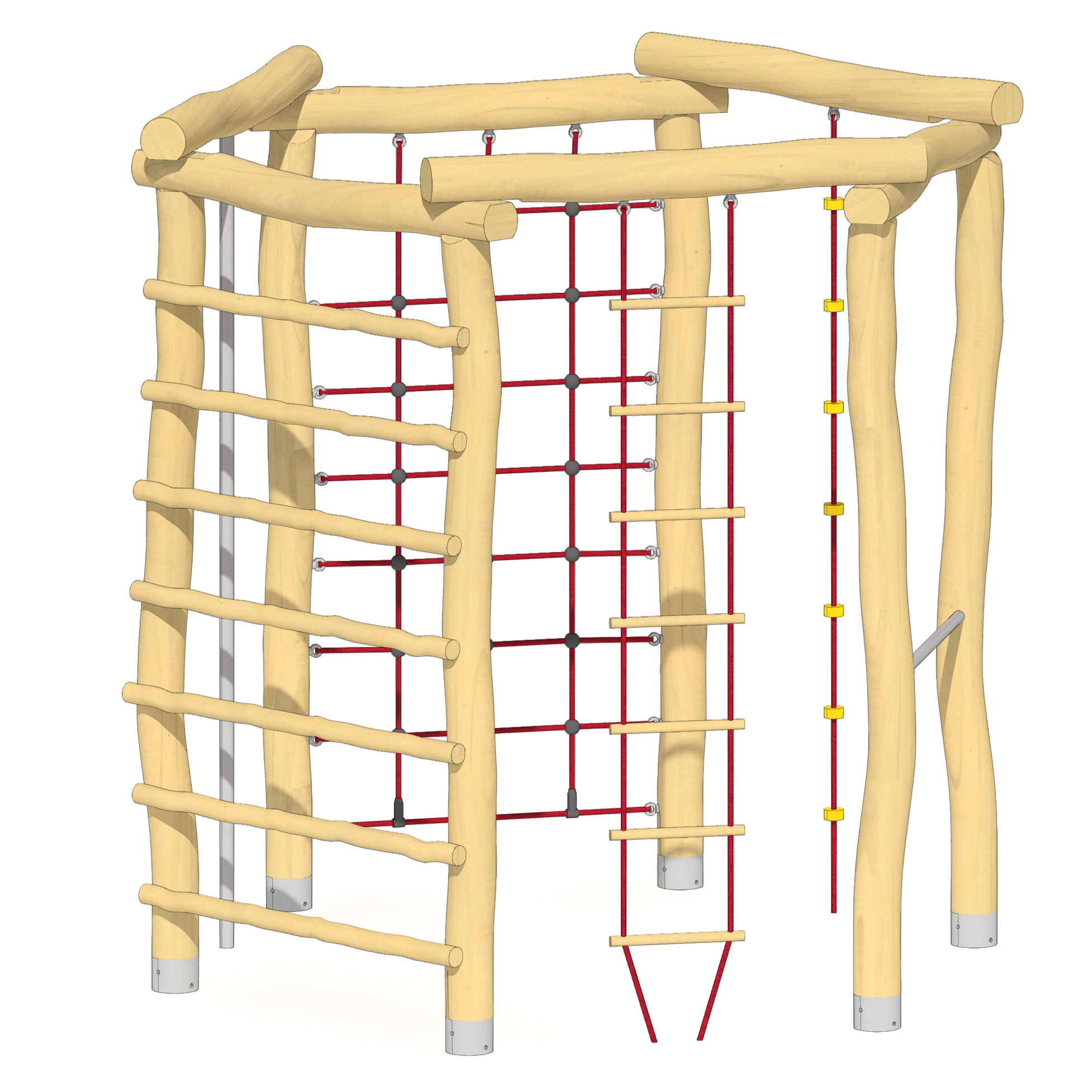 Sechseckanlage H250cm Ansicht 2