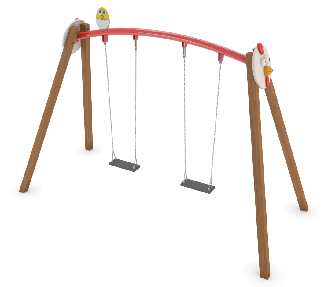 Schaukel für den Bauernhof Ansicht 2