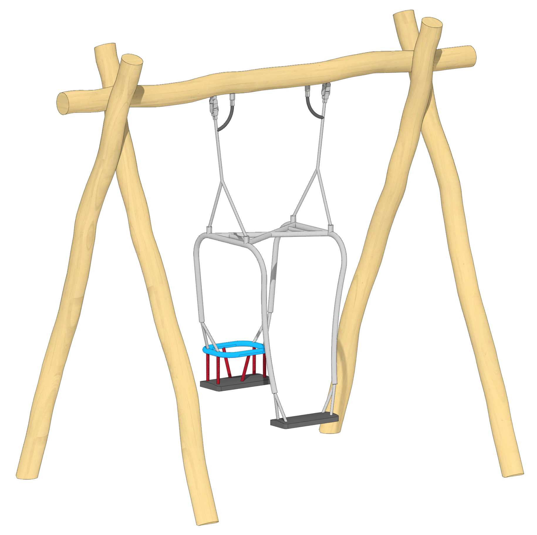 Eltern-Kind-Schaukel LH250cm Ansicht 2