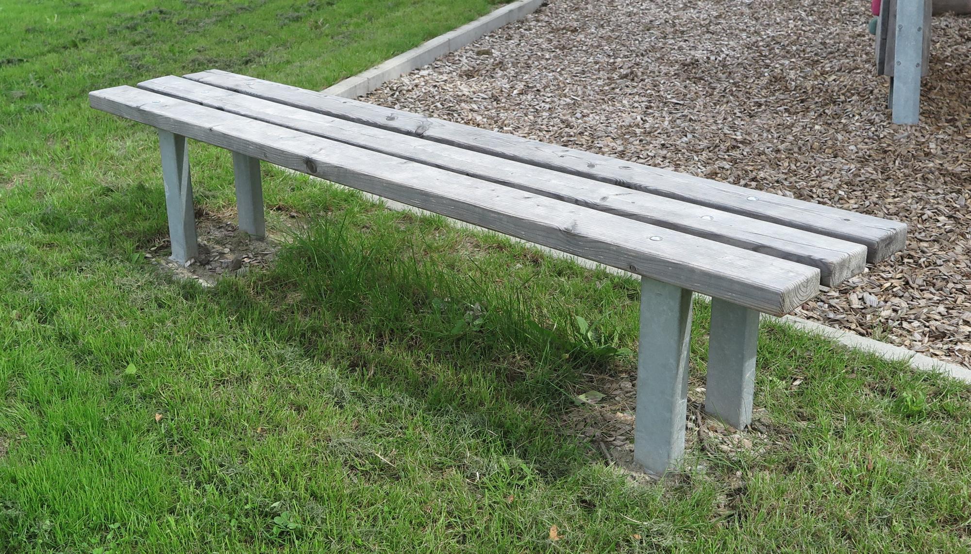 Sitzbank Speyer ohne Lehne Ansicht 2