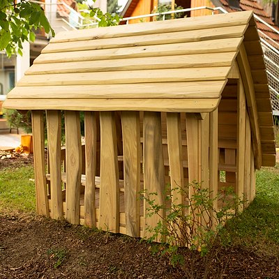 Baumann+Trapp Spielhaus „Waldhütte“ Ansicht 3