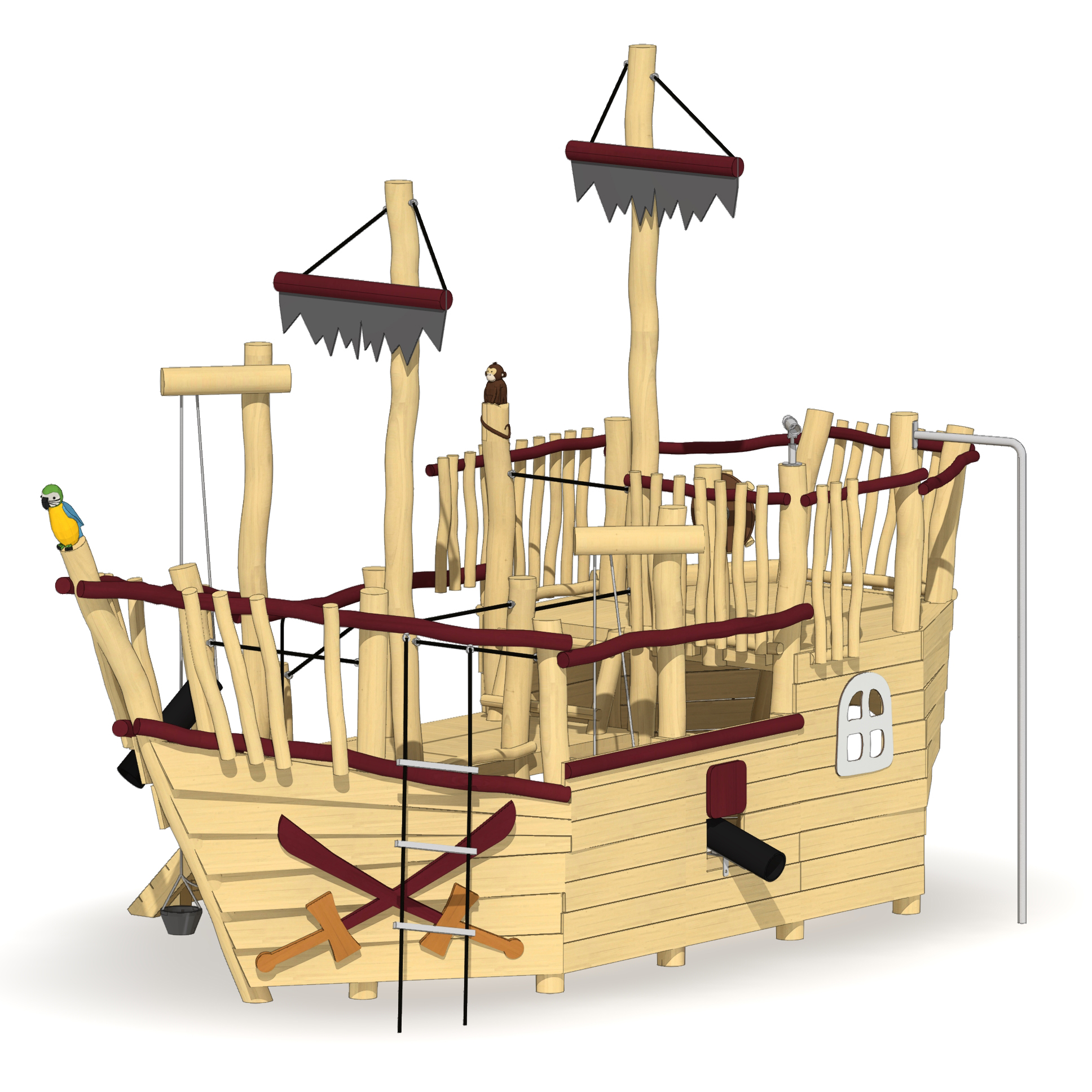 Piratenschiff Amberg Ansicht 2