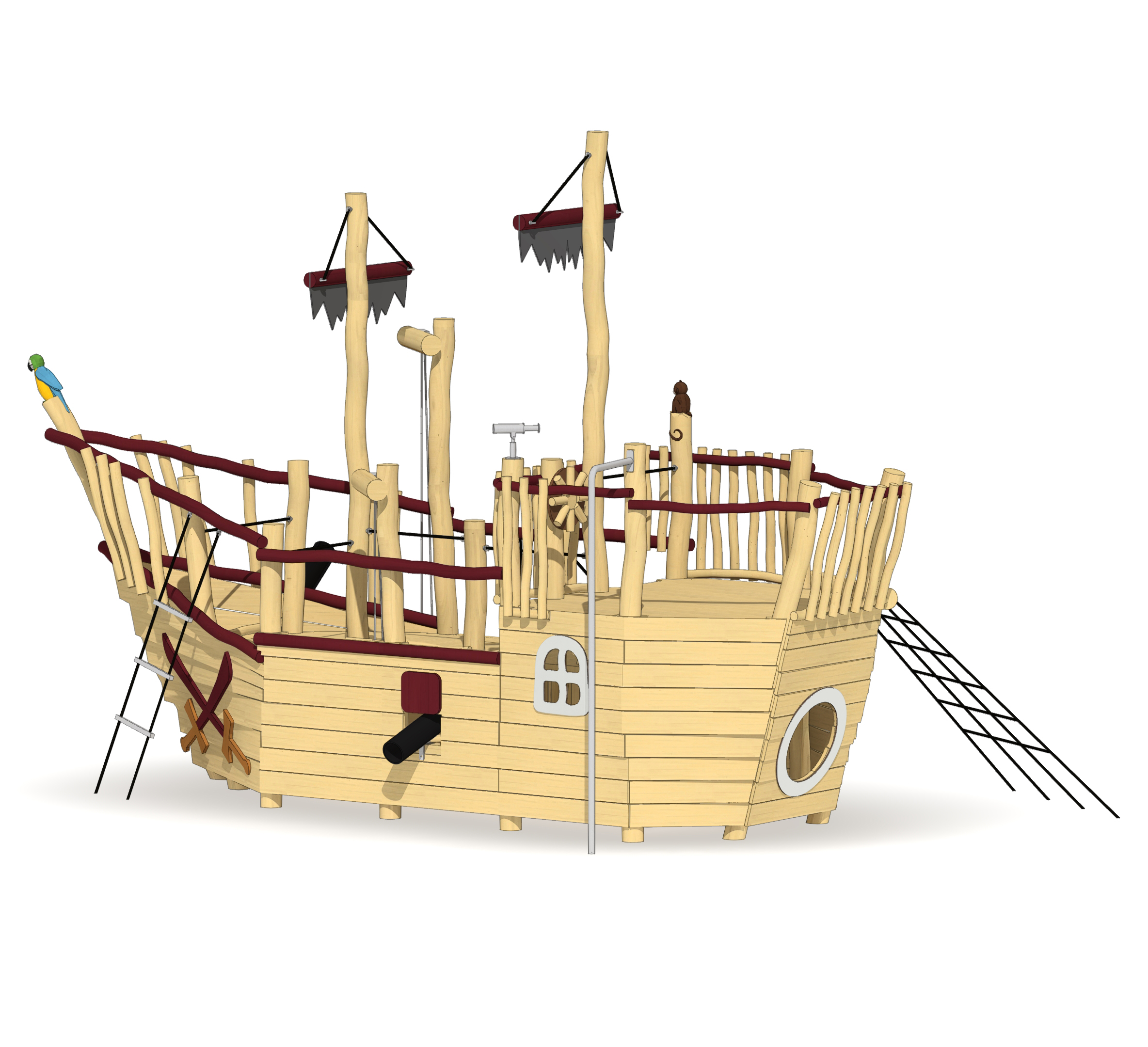 Piratenschiff Amberg Ansicht 4